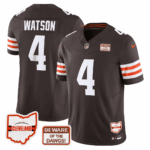 Men’s Cleveland Browns Limited Jersey – 75th Anniversary + Ohio States Location Patch