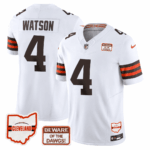 Men’s Cleveland Browns Limited Jersey – 75th Anniversary + Ohio States Location Patch