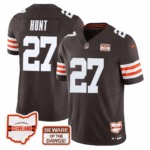 Men’s Cleveland Browns Limited Jersey – 75th Anniversary + Ohio States Location Patch