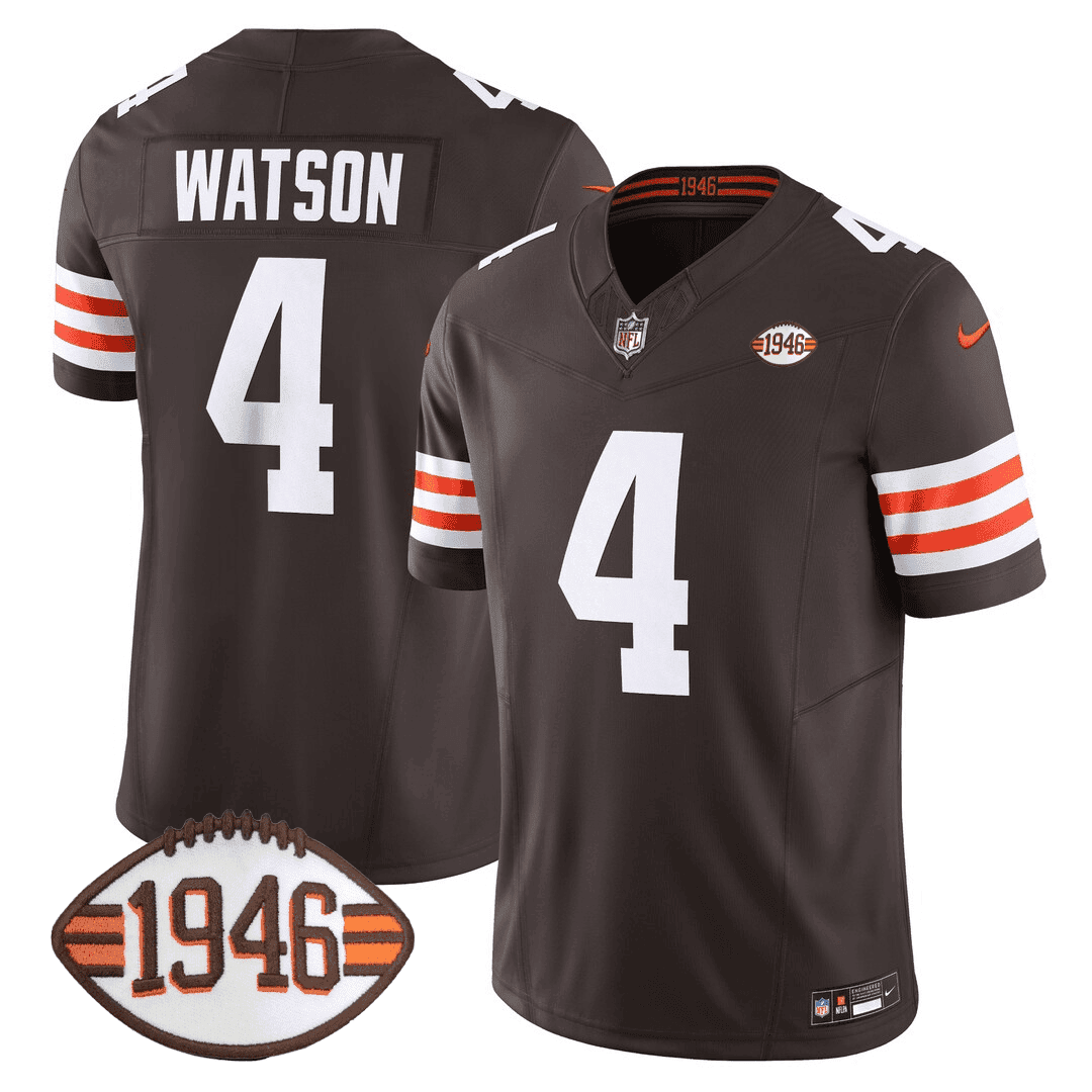 Men’s Cleveland Browns Limited Jersey – 75th Anniversary + Ohio States Location Patch