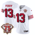 San Francisco 49Ers 75Th Anniversary Color Rush Jersey – All Stitched