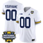 Michigan Wolverines 2023 National Champions Patch Vapor Custom Jersey V2 – All Stitched
