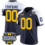 Michigan Wolverines 2023 National Champions Patch Vapor Custom Jersey V2 – All Stitched