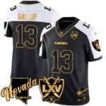 Men’s Raiders 2024 Vapor Limited Gold Jersey – 65th Anniversary – All Stitched