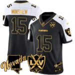 Men’s Raiders 2024 Vapor Limited Gold Jersey – 65th Anniversary – All Stitched