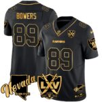 Men’s Raiders 2024 Vapor Limited Gold Jersey – 65th Anniversary – All Stitched