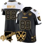Men’s Raiders 2024 Vapor Limited Gold Jersey – 65th Anniversary – All Stitched