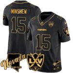 Men’s Raiders 2024 Vapor Limited Gold Jersey – 65th Anniversary – All Stitched