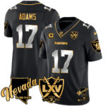 Men’s Raiders 2024 Vapor Limited Gold Jersey – 65th Anniversary – All Stitched