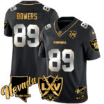 Men’s Raiders 2024 Vapor Limited Gold Jersey – 65th Anniversary – All Stitched