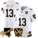 Men’s Raiders 2024 Vapor Limited Gold Jersey – 65th Anniversary – All Stitched
