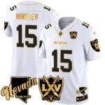 Men’s Raiders 2024 Vapor Limited Gold Jersey – 65th Anniversary – All Stitched