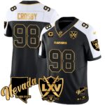 Men’s Raiders 2024 Vapor Limited Gold Jersey – 65th Anniversary – All Stitched