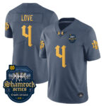 Men’s Notre Dame Fighting Irish 2024 Shamrock Series Uniform – All Stitched