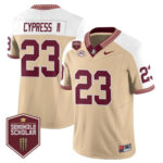 Men’s Florida State Seminoles Football Vapor Gold Jersey – Seminole Scholar – All Stitched