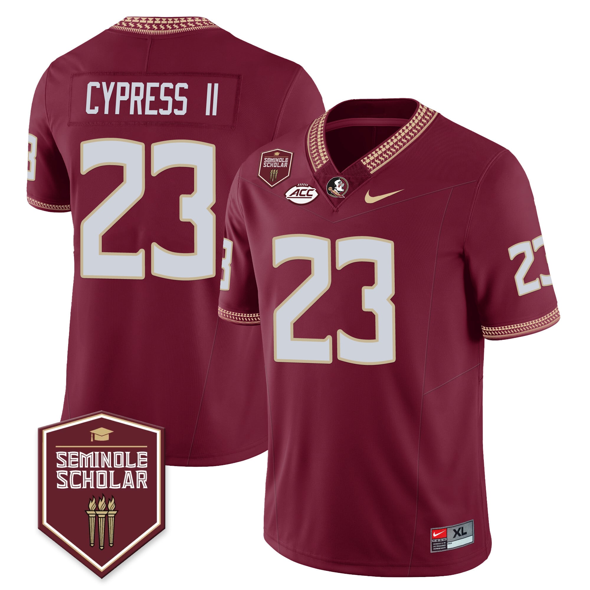 Youth’s Florida State Seminoles Football Vapor Jersey – All Stitched
