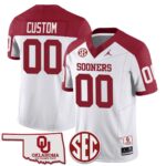 Custom Oklahoma Sooners 2024 Limited Jersey – SEC Patch – All Stitched