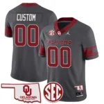 Custom Oklahoma Sooners 2024 Limited Jersey – SEC Patch – All Stitched