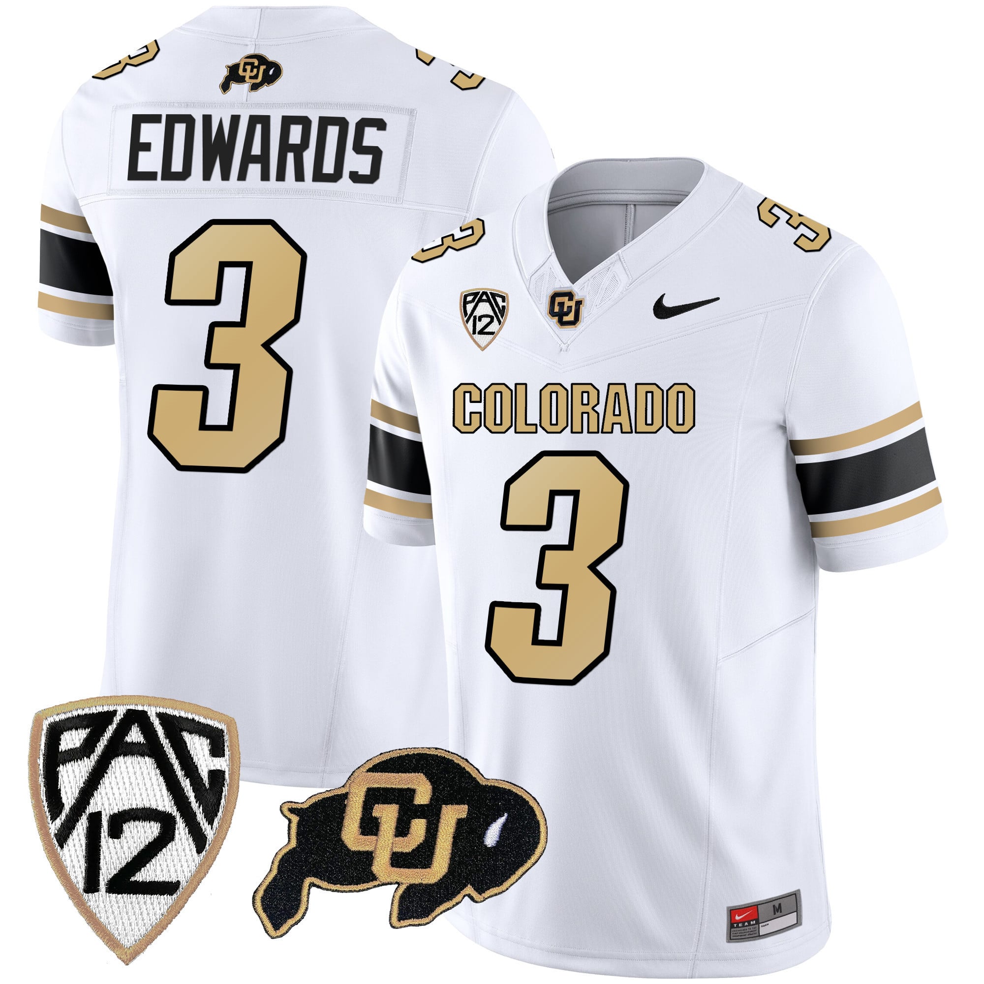 Men’s Colorado Buffaloes Vapor Limited Jersey V3 – All Stitched