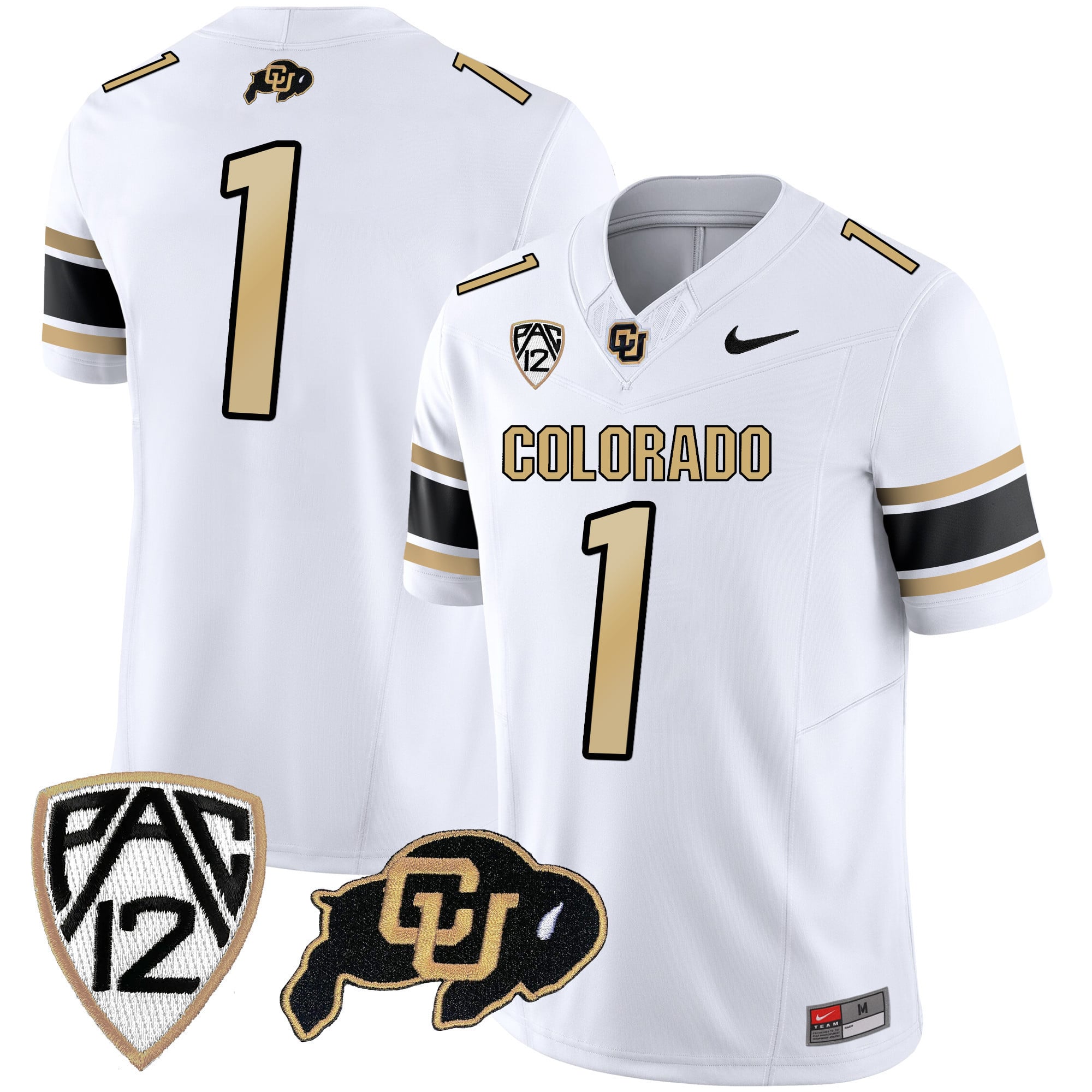 Men’s Colorado Buffaloes Vapor Limited Jersey V3 – All Stitched