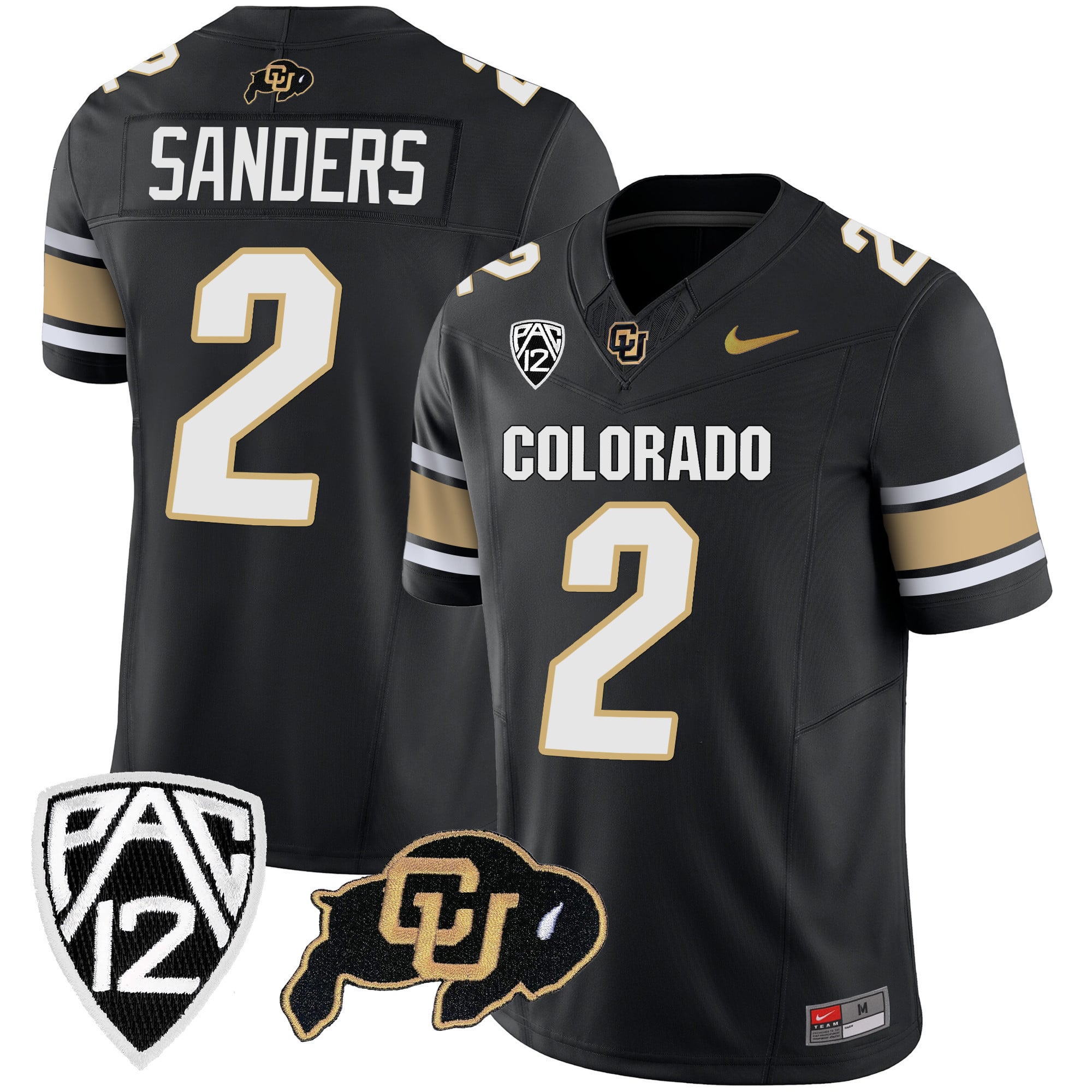 Men’s Colorado Buffaloes Vapor Limited Jersey V3 – All Stitched
