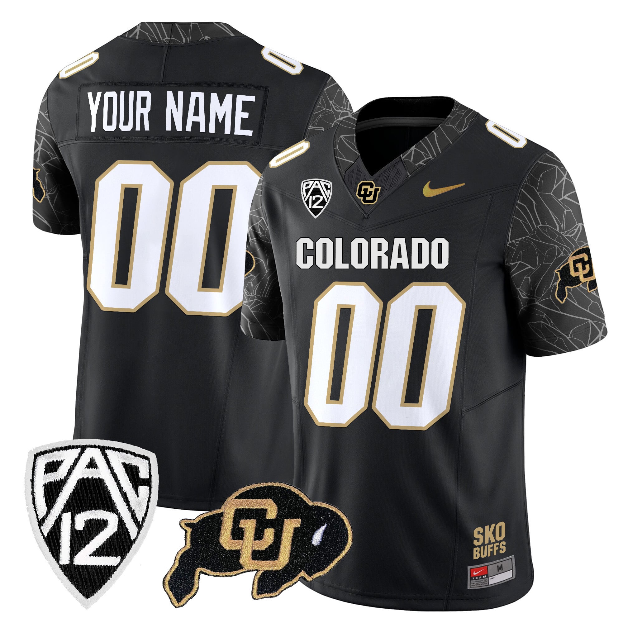 Colorado Buffaloes Rocky Style Vapor Limited Custom Jersey – All Stitched