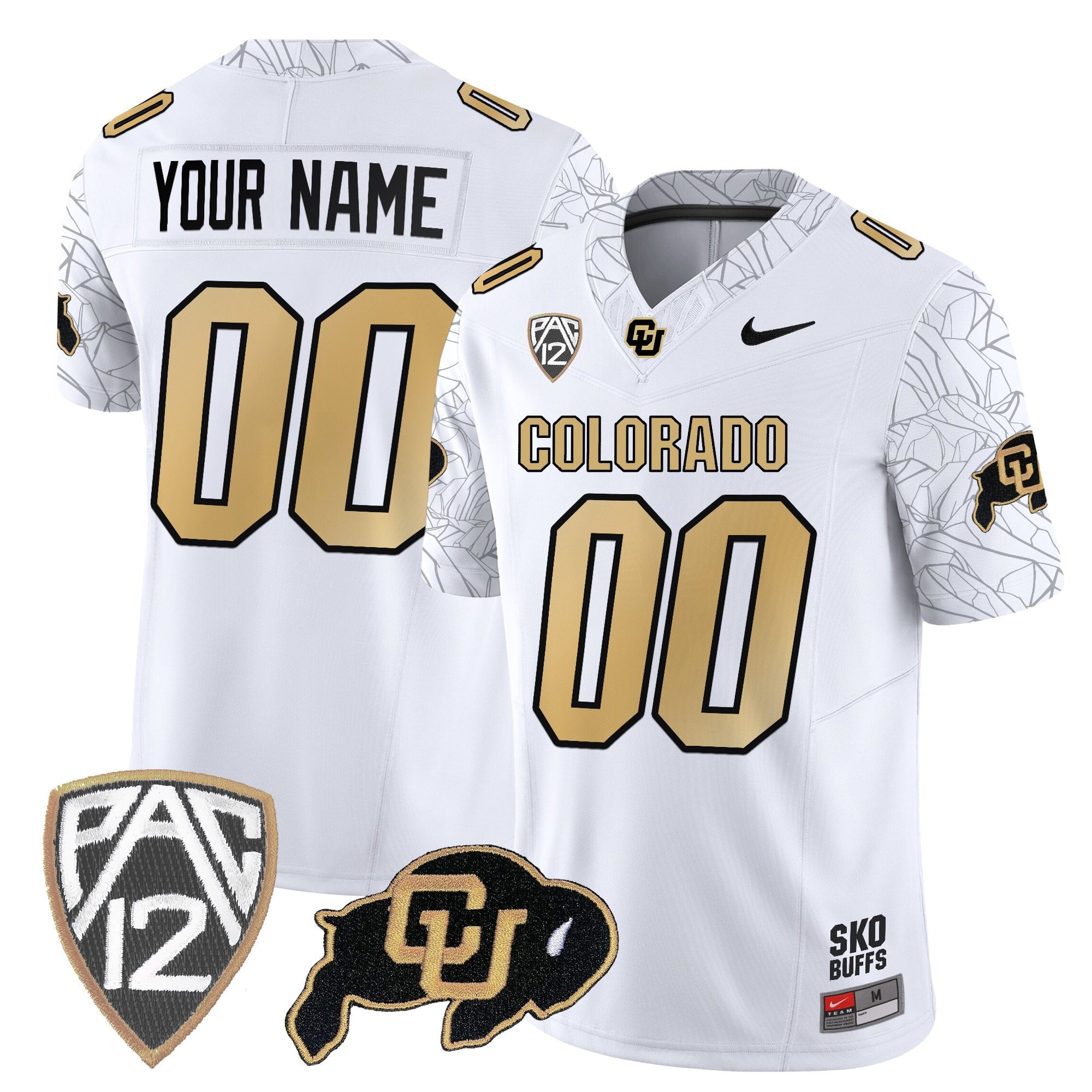 Colorado Buffaloes Rocky Style Vapor Limited Custom Jersey – All Stitched