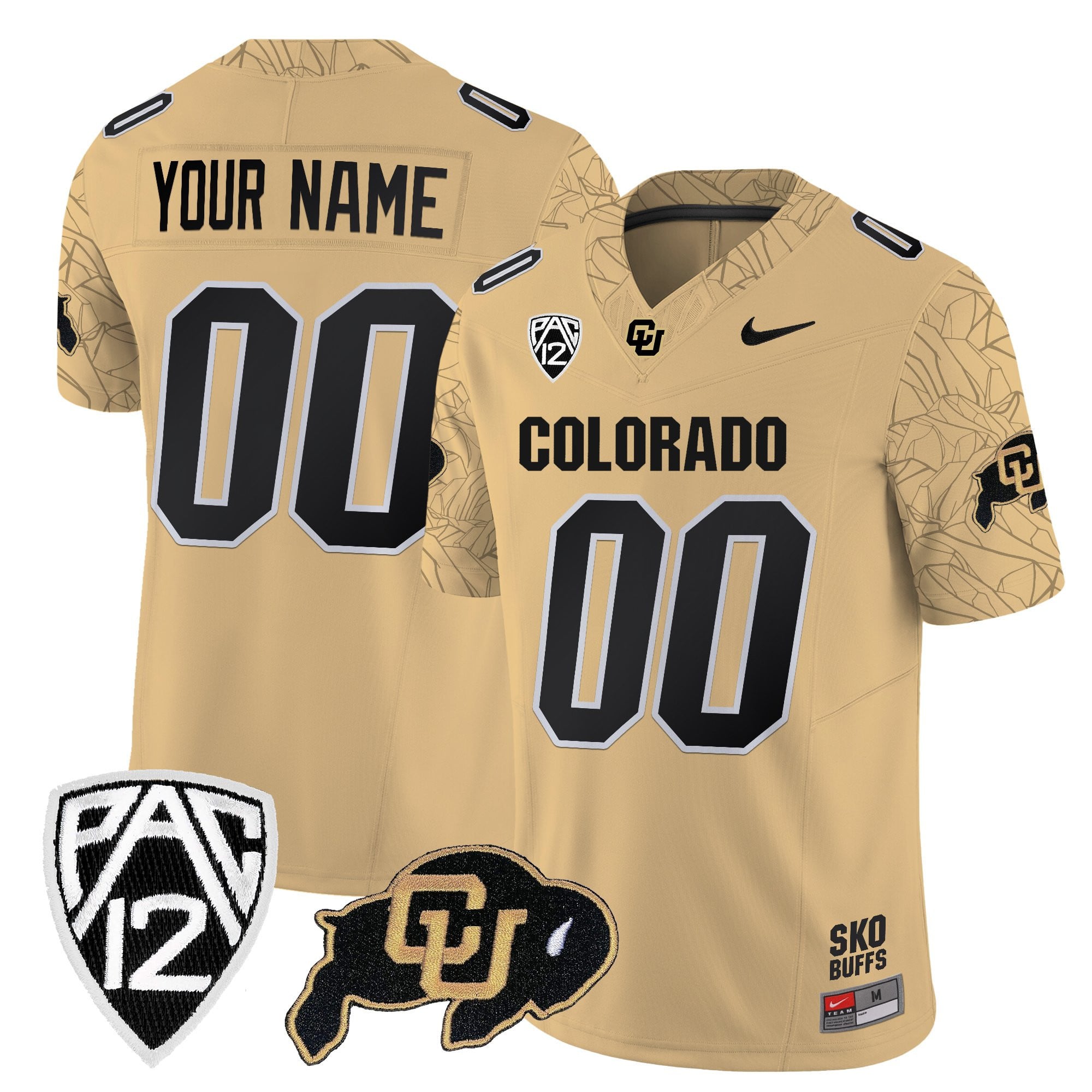 Colorado Buffaloes Rocky Style Vapor Limited Custom Jersey – All Stitched