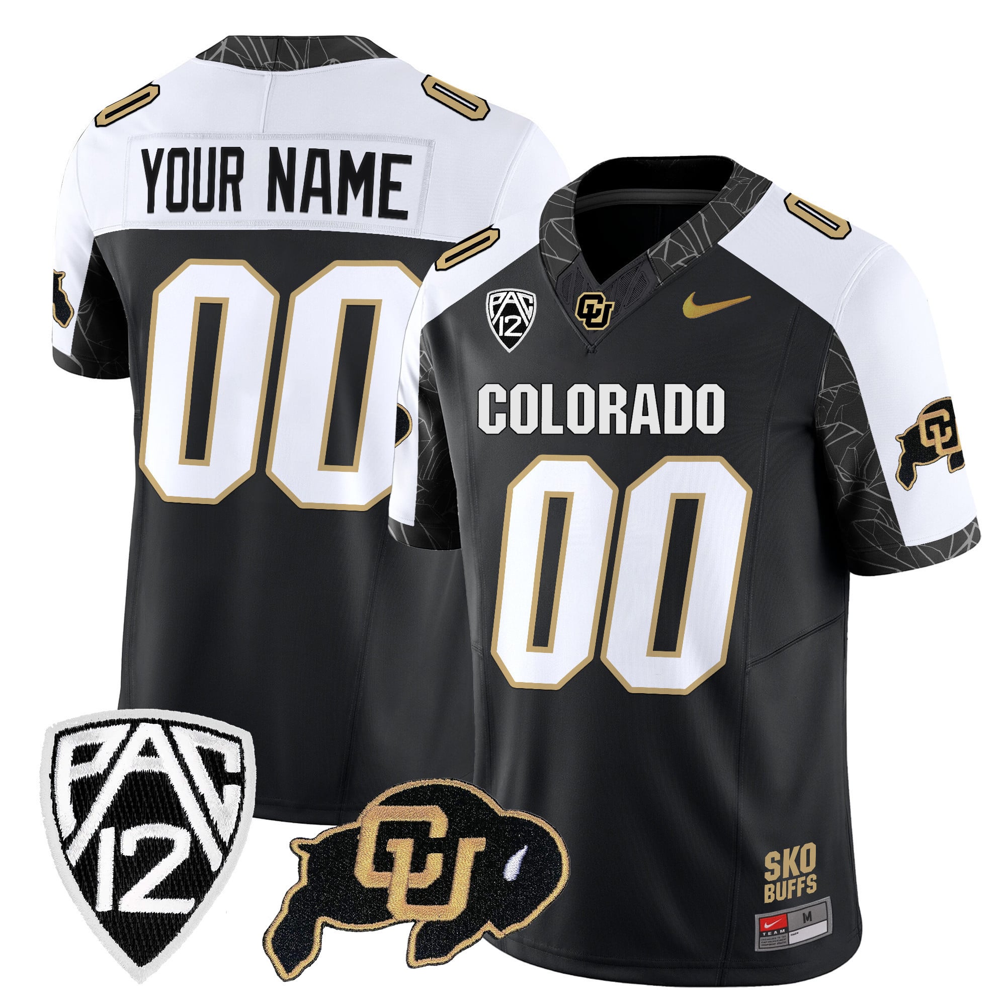 Colorado Buffaloes Rocky Style Vapor Limited Custom Jersey – All Stitched