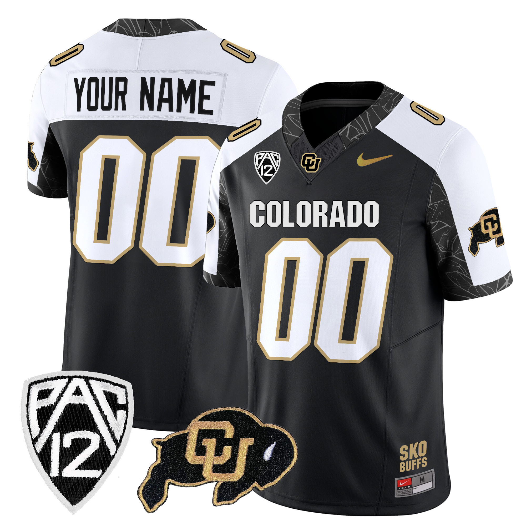 Colorado Buffaloes Rocky Style Vapor Limited Custom Jersey – All Stitched