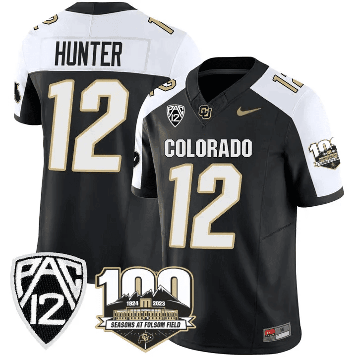 Men’s Colorado Buffaloes 100th Seasons At Folsom Field Patch Vapor Limited Jersey V2 ?All Stitched