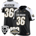 Men’s Colorado Buffaloes 100th Seasons At Folsom Field Patch Vapor Limited Jersey V2 ?All Stitched