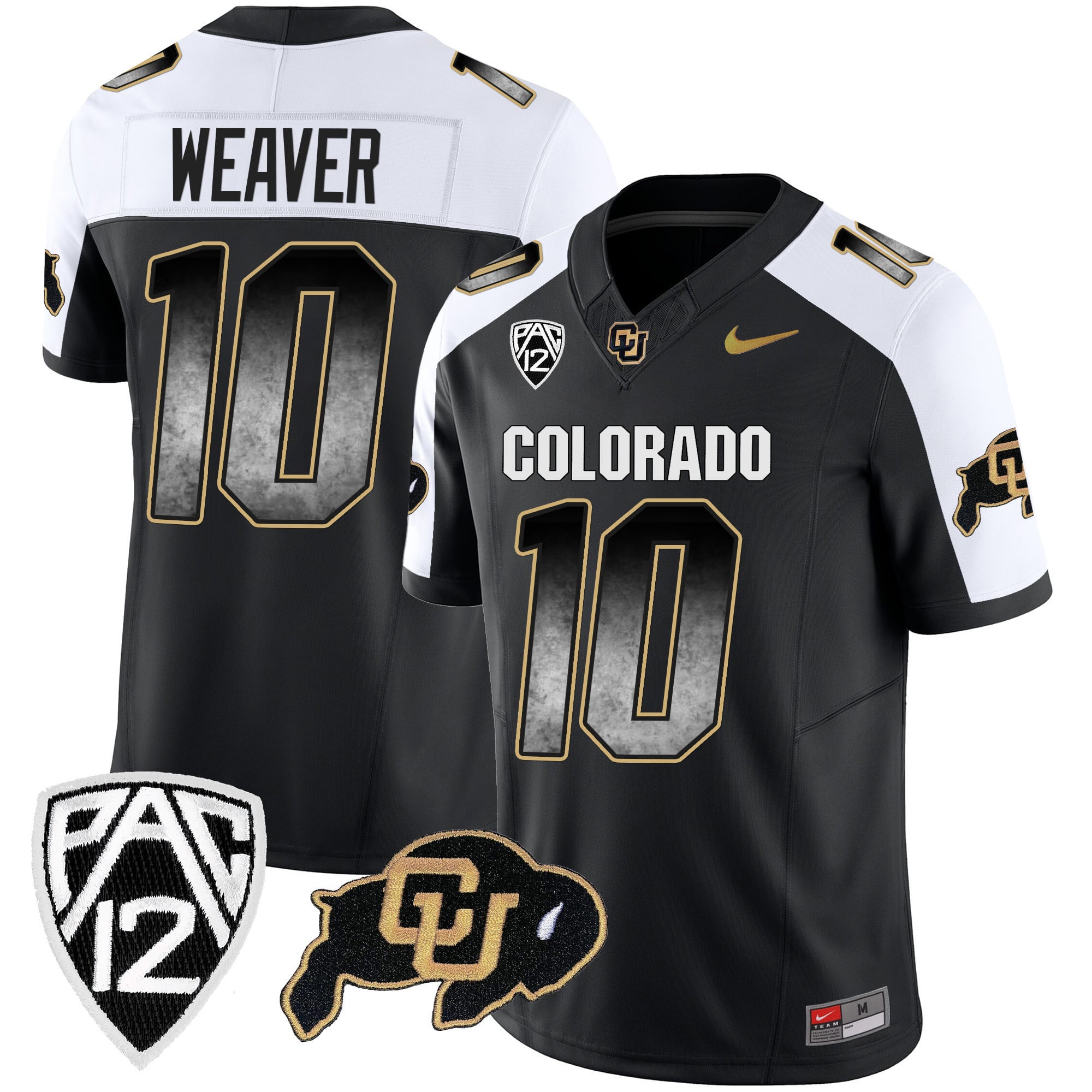 Men’s Colorado Buffaloes Arch Smoke Vapor Jersey – All Stitched