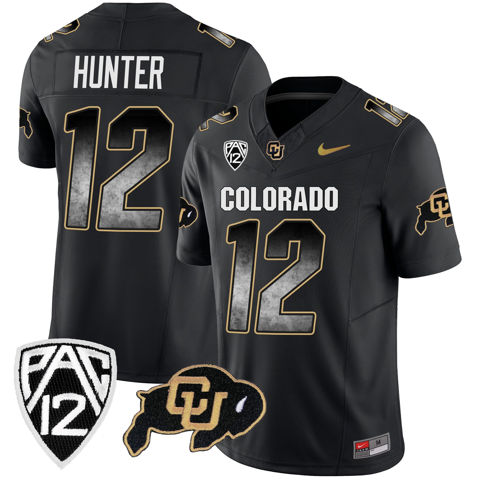 Men’s Colorado Buffaloes Arch Smoke Vapor Jersey – All Stitched