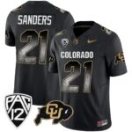 Men’s Colorado Buffaloes Arch Smoke Vapor Jersey – All Stitched