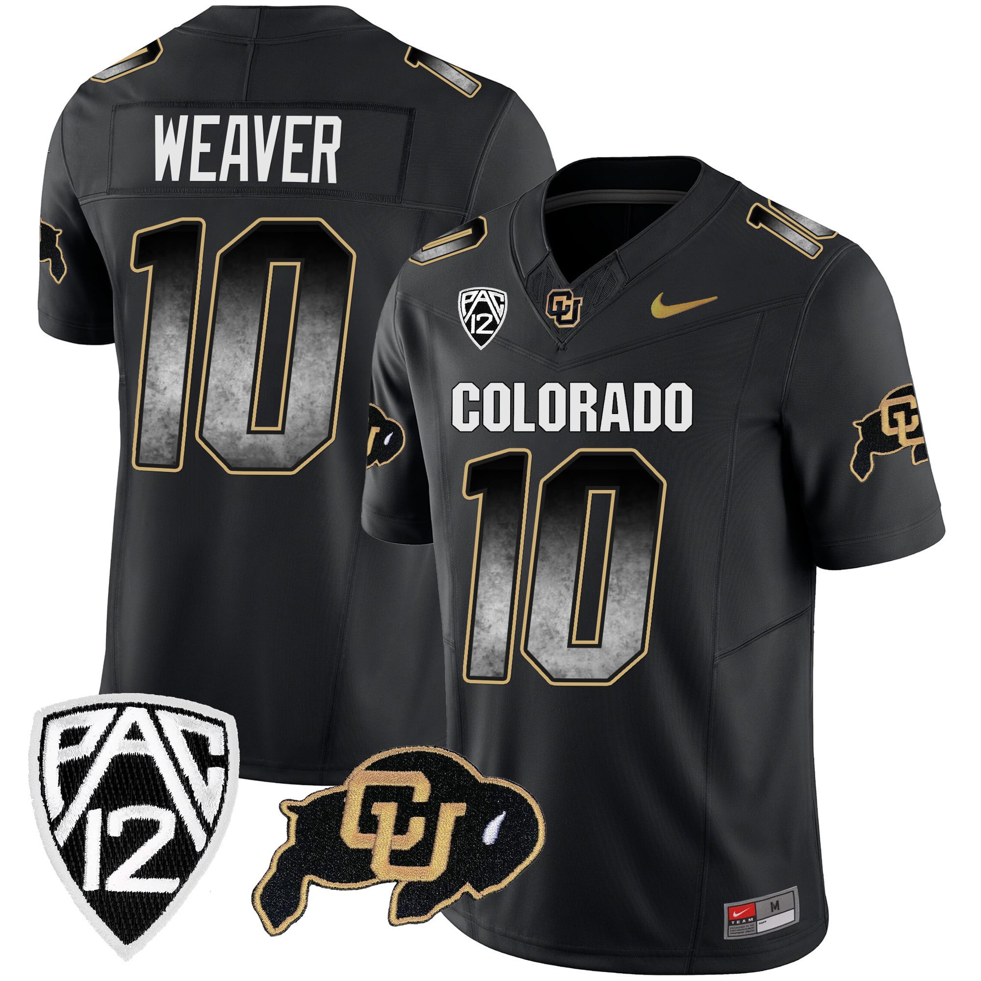 Men’s Colorado Buffaloes Arch Smoke Vapor Jersey – All Stitched