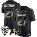 Men’s Colorado Buffaloes Arch Smoke Vapor Jersey – All Stitched