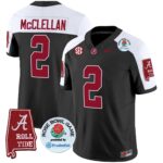 Men’s Alabama Crimson Tide Rose Bowl Patch Vapor Limited Jersey – All Stitched