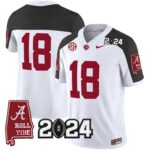 Men’s Alabama Crimson Tide 2024 Vapor Limited Jersey – All Stitched