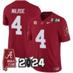 Men’s Alabama Crimson Tide 2024 Vapor Limited Jersey – All Stitched