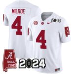 Men’s Alabama Crimson Tide 2024 Vapor Limited Jersey – All Stitched