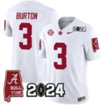 Men’s Alabama Crimson Tide 2024 Vapor Limited Jersey – All Stitched