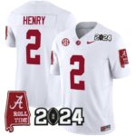 Men’s Alabama Crimson Tide 2024 Vapor Limited Jersey – All Stitched