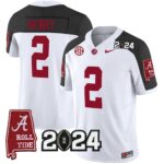 Men’s Alabama Crimson Tide 2024 Vapor Limited Jersey – All Stitched