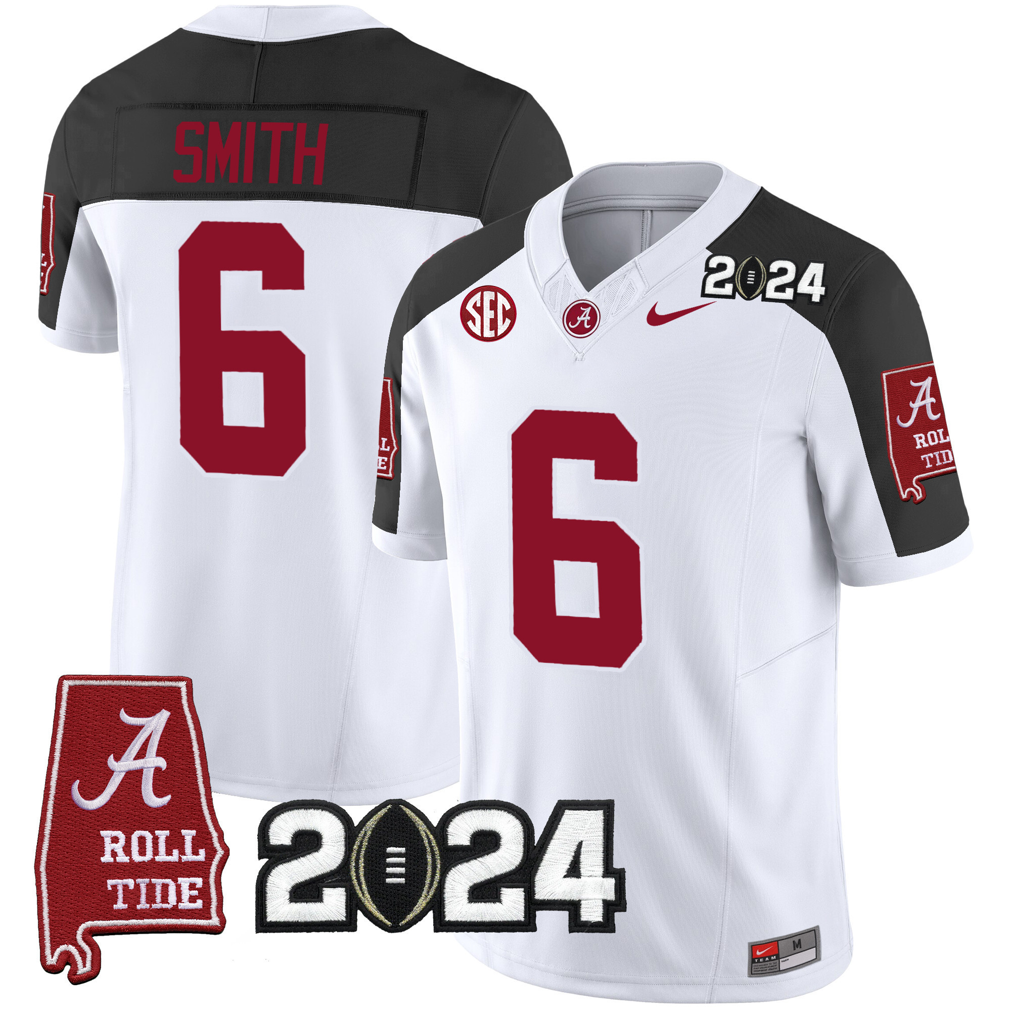 Men’s Alabama Crimson Tide 2024 Vapor Limited Jersey – All Stitched