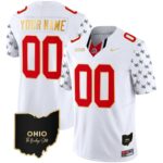 Ohio State Buckeyes 2023 Alternate Gold Custom Jersey – Stitched