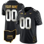 Ohio State Buckeyes 2023 Alternate Gold Custom Jersey – Stitched