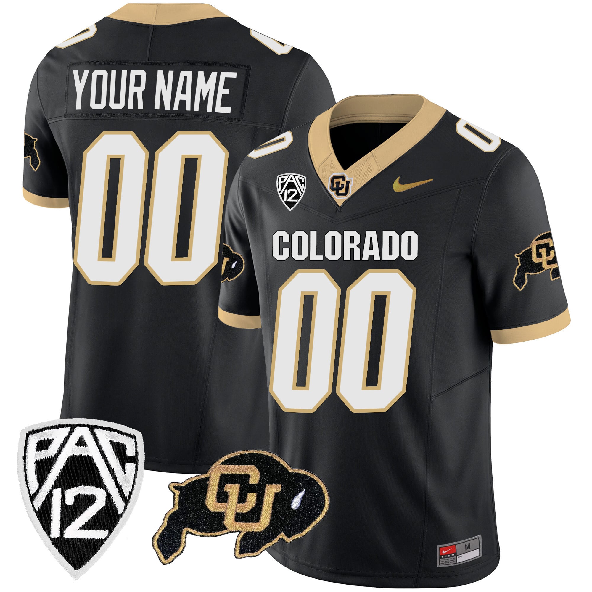 Colorado Buffaloes Vapor Limited Custom Jersey V2 – All Stitched