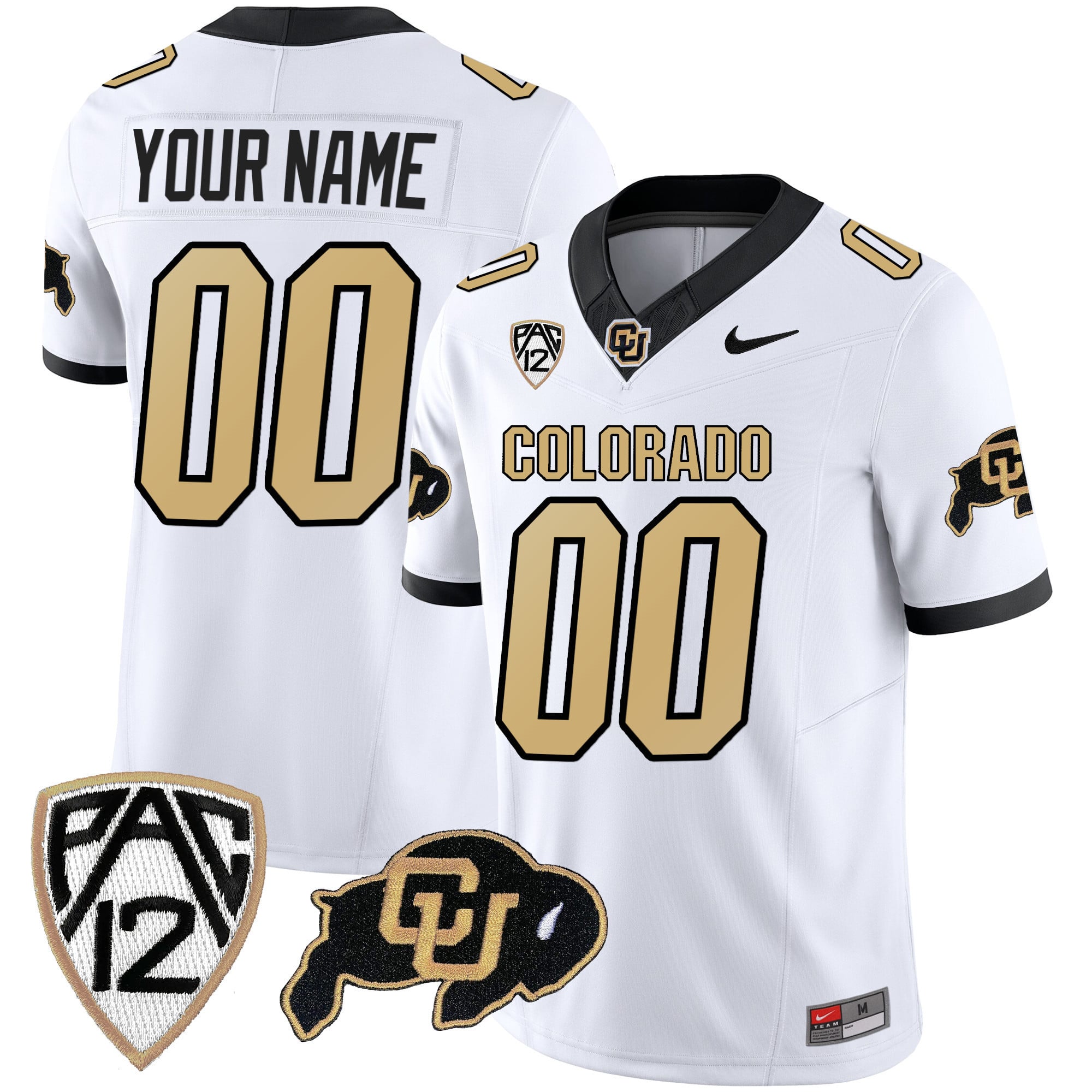 Colorado Buffaloes Vapor Limited Custom Jersey V2 – All Stitched