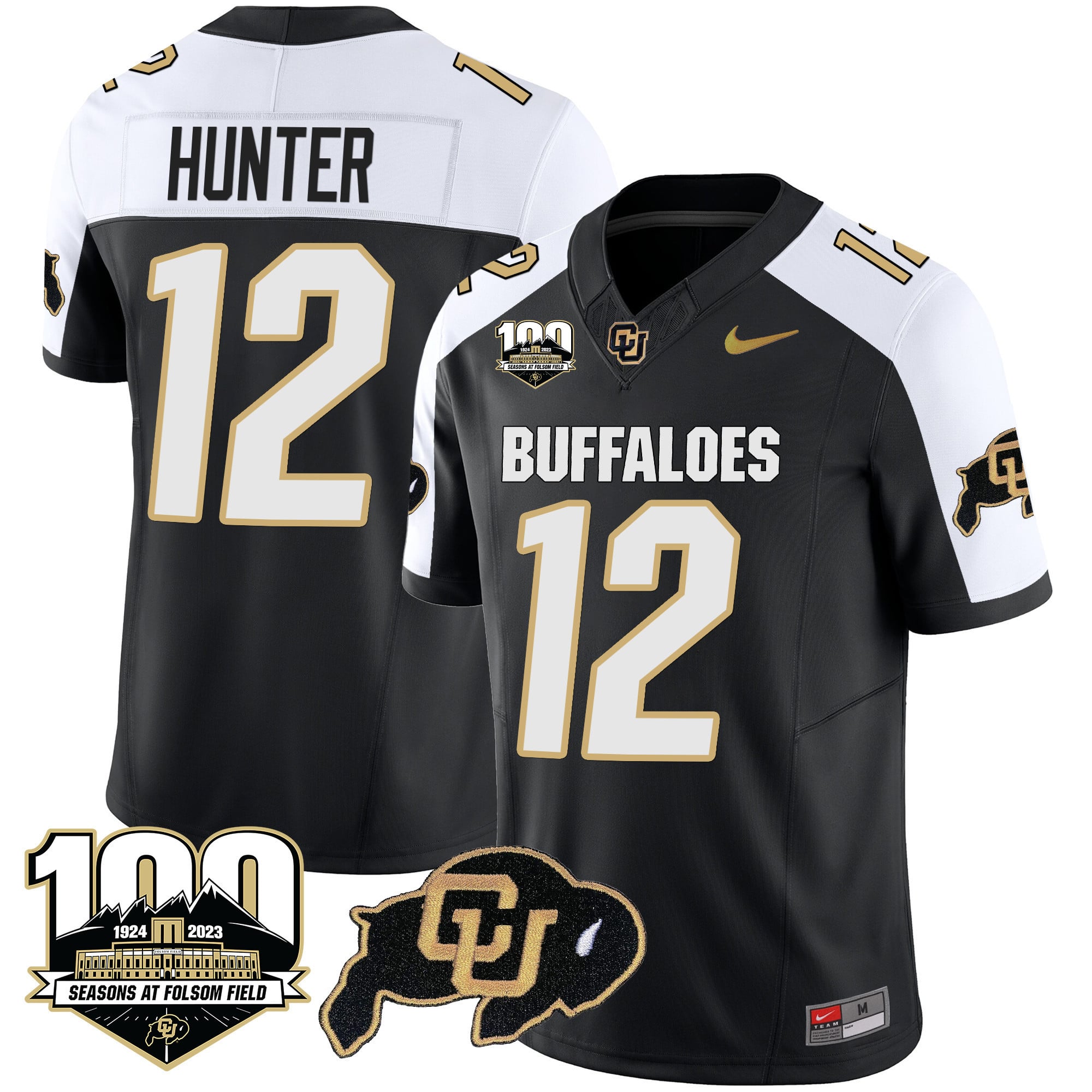 Men’s Colorado Buffaloes 100 Seasons Patch Vapor Limited Jersey – All Stitched